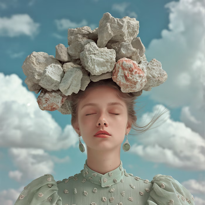 How much do my thoughts weigh? - AI Image Creation