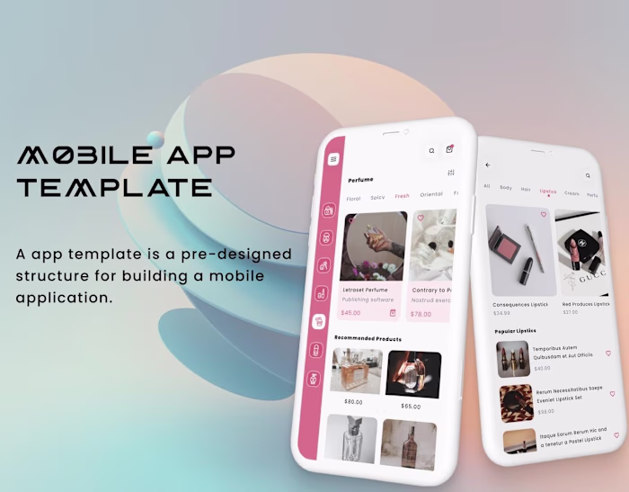 Cosmetics Store App
Designed a mobile