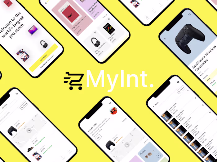MyInt.  - Shopping App based on Interest.