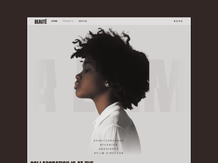 Beauté Website Redesign