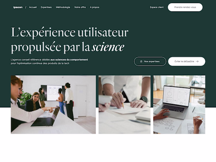 Webflow website - Ipsoon