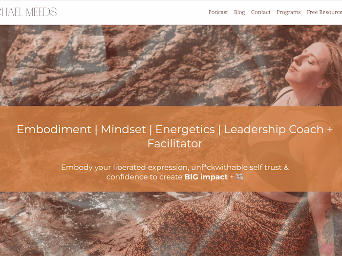 Website Design & Build for Online Coach