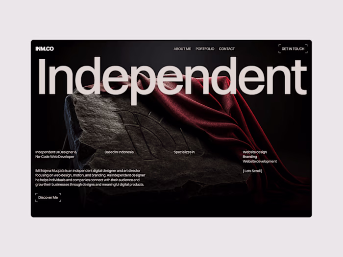 Personal Portfolio Website | INM.CO