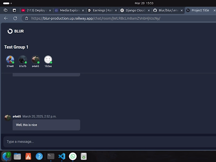 Anonymous Chat Application