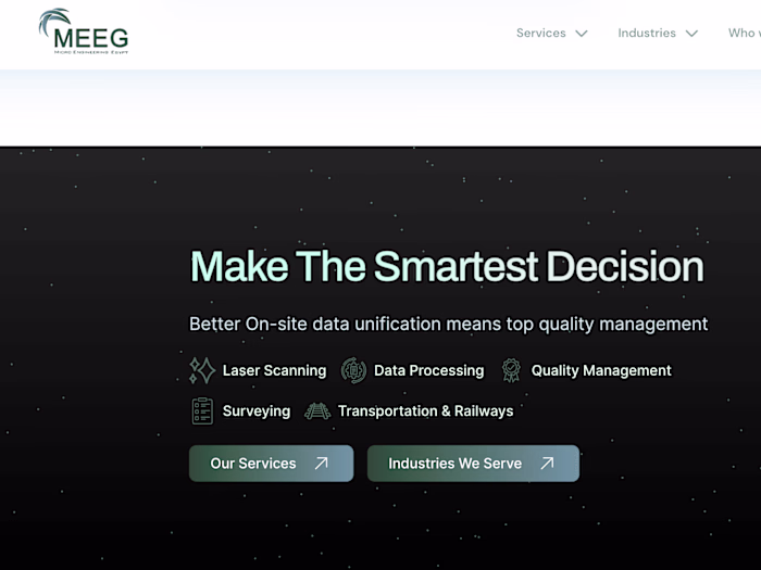 MEEG Services - Framer Website