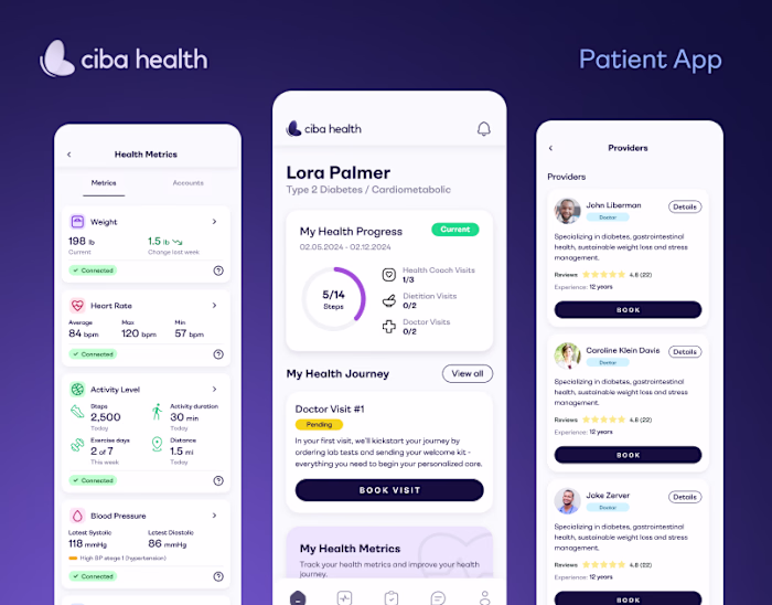 Ciba Health - Patient Mobile App