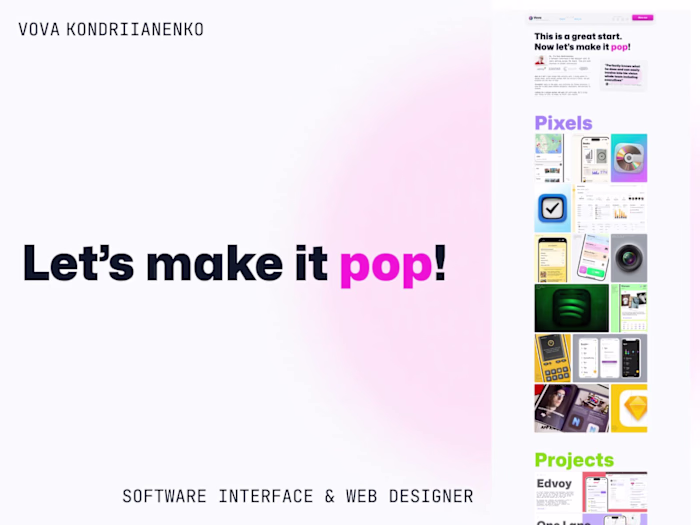 Redesigning personal website