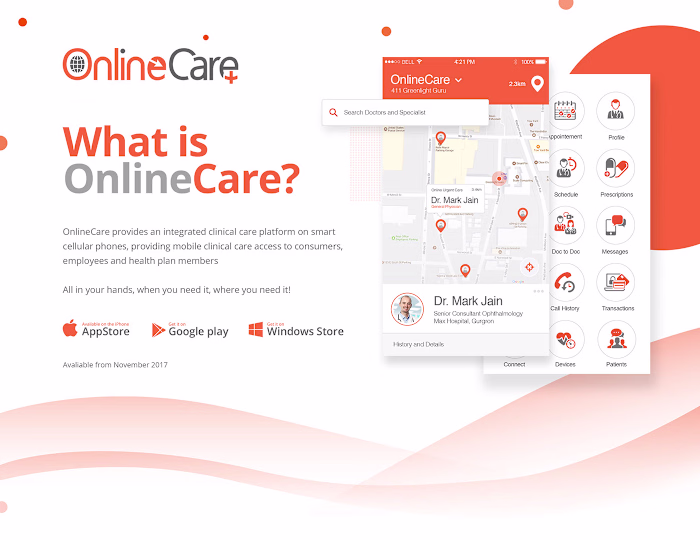 OnlineCare - Health Care- UI/UX Design :: Behance
