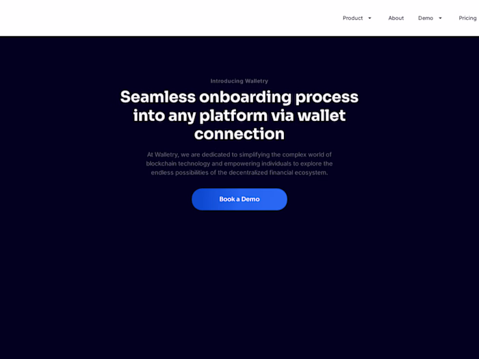 Web3 Wallet Landing Page