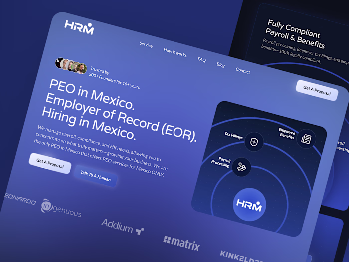 Website Design for Human Resources Mexico