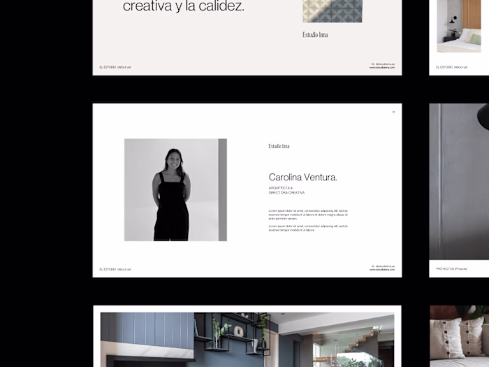 Estudio Inna - Presentation Design