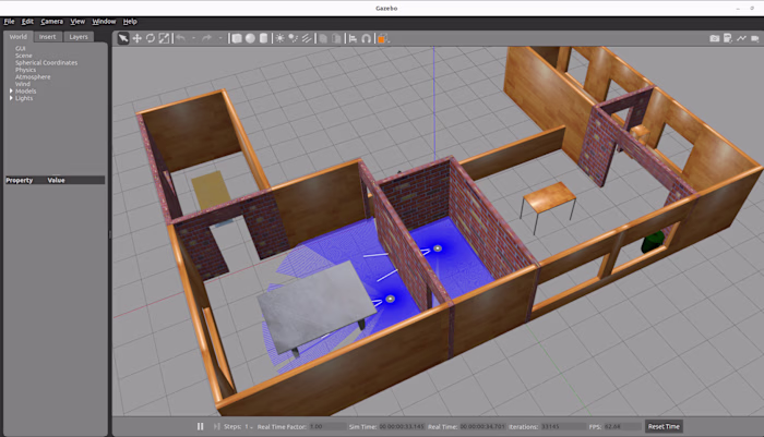 Multi-Robot Coordination & Simulation in ROS2 Designed and i...
