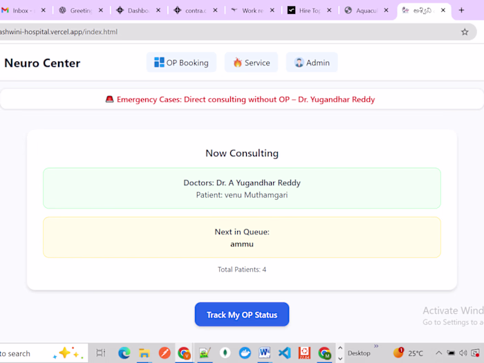 Ashwini Neuro Center – Multilingual Healthcare Website