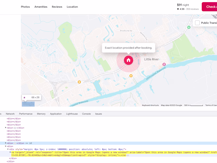 Airbnb Coordinates Scraper Development