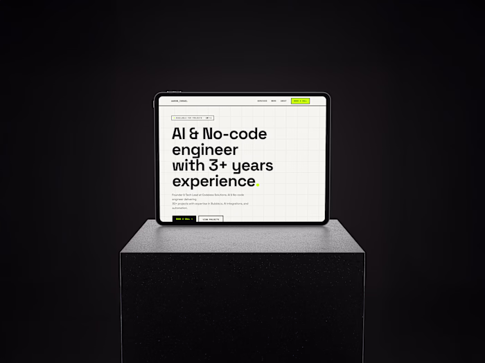 Aaron Israel's Portfolio Website