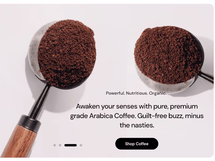 Arabica Nights Coffee Website Redesign