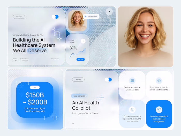 Visual Identity and Investor Pitch Deck for Newsoma