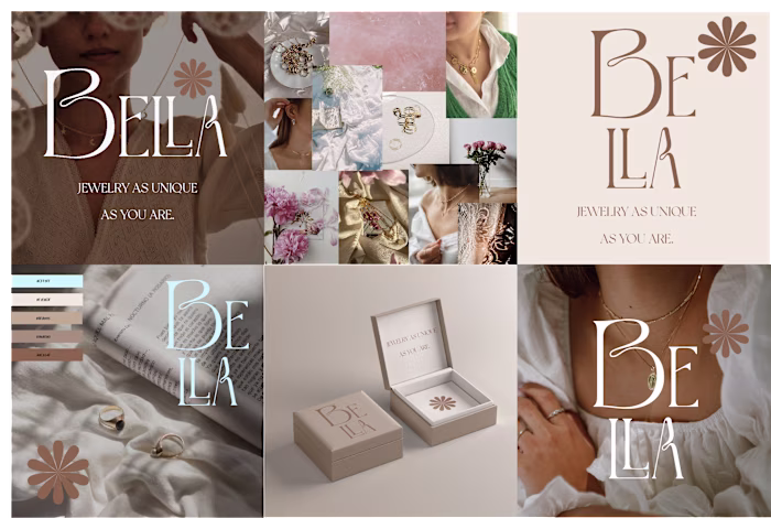 Branding & Packaging Design for Bella Jewelry