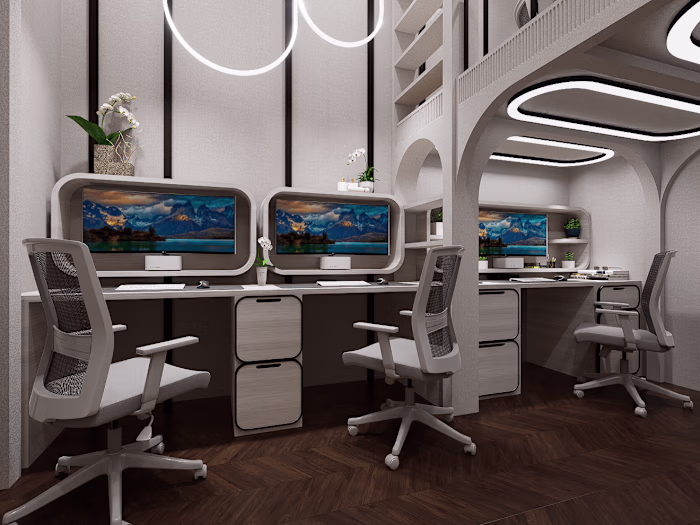Triple Arc Office Design