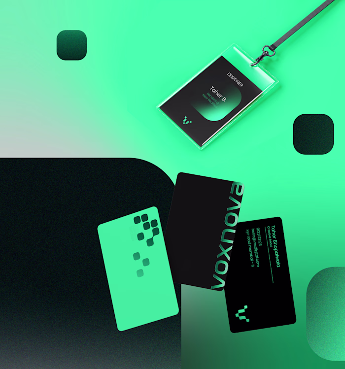 Brand identity for Voxnova