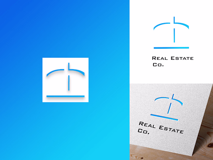 Combination Mark Logo Design for Real Estate Company 