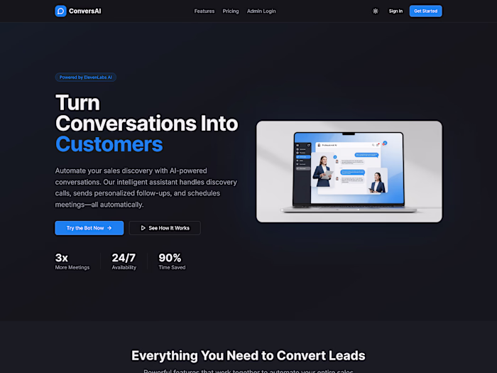 Designed and implemented a custom AI-driven lead capture sys...