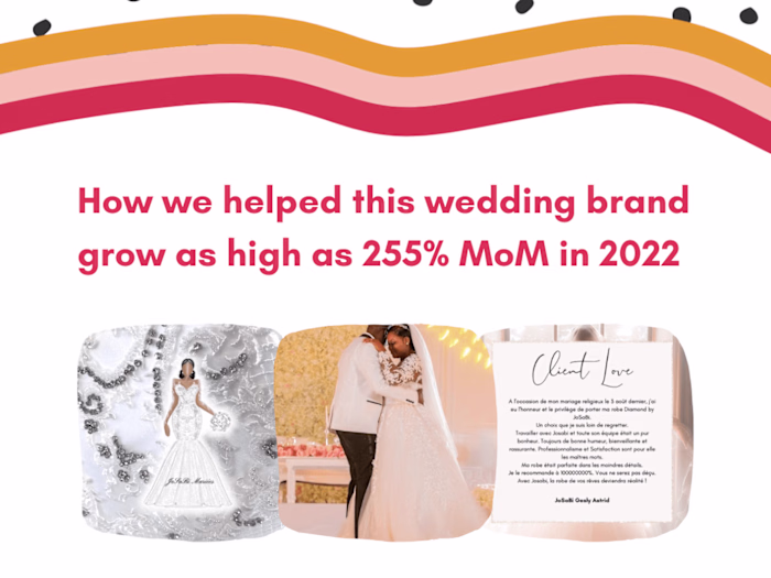 Social Media Management & Content Creation for a Wedding Brand