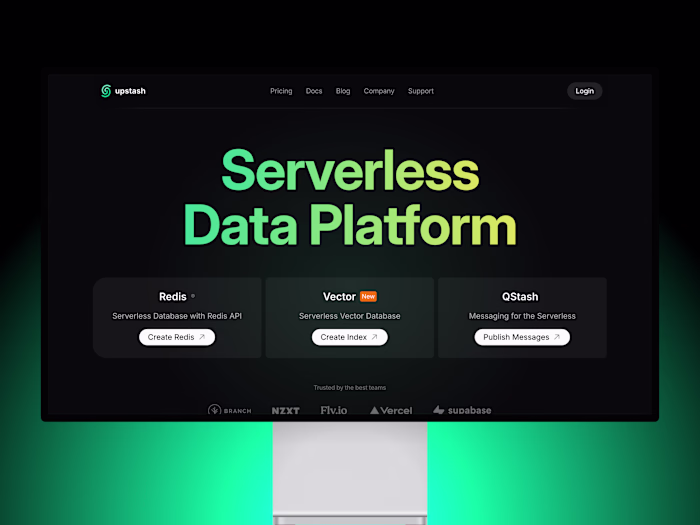 Upstash Clone — Personal Framer Challenge