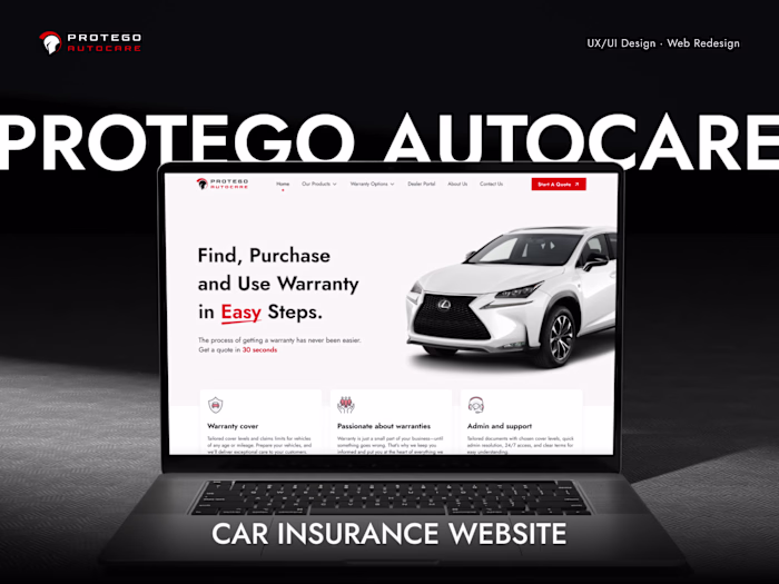 Website Design Car Insurance Company | Web Design