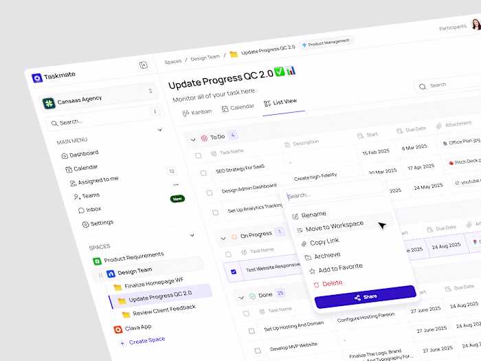 SaaS Task Management