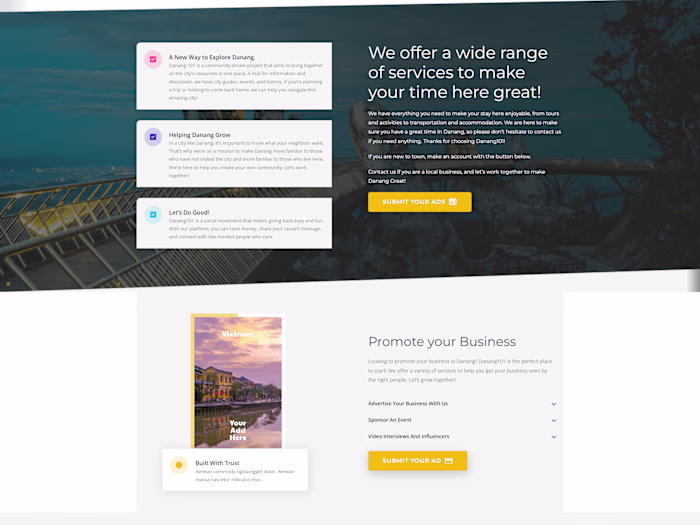 Danang 101 - Web Design & Development 