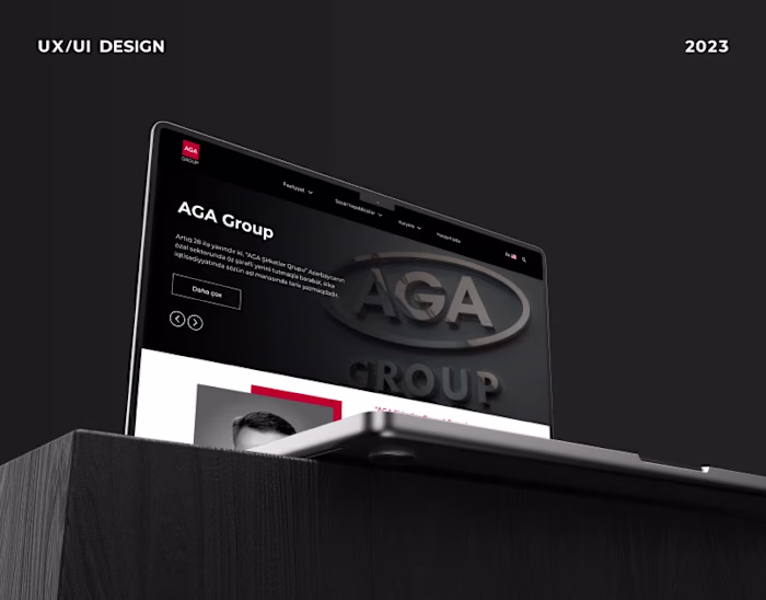 AGA Group Website Design