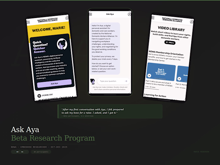 Aya / NDWA Bilingual beta