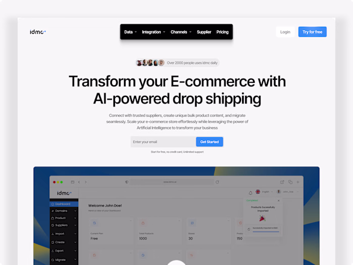 Idmc website redesign-Figma to Framer development