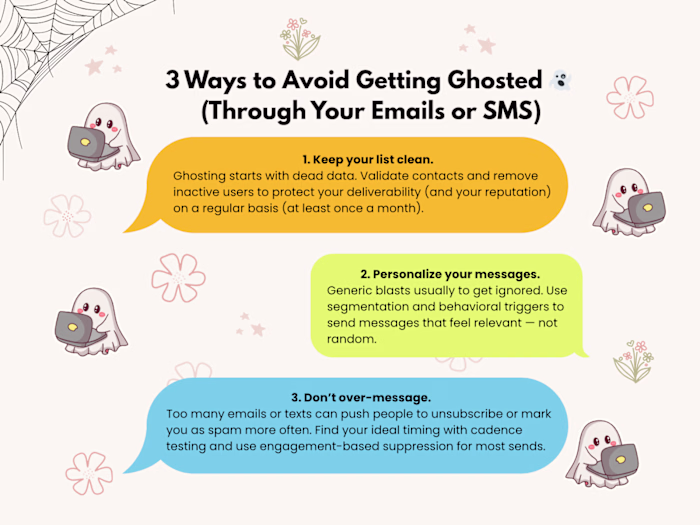 Don’t let your emails get ghosted. Clean lists, intentional ...