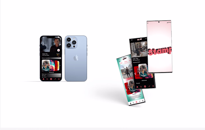 UI visual design pitch for movie app