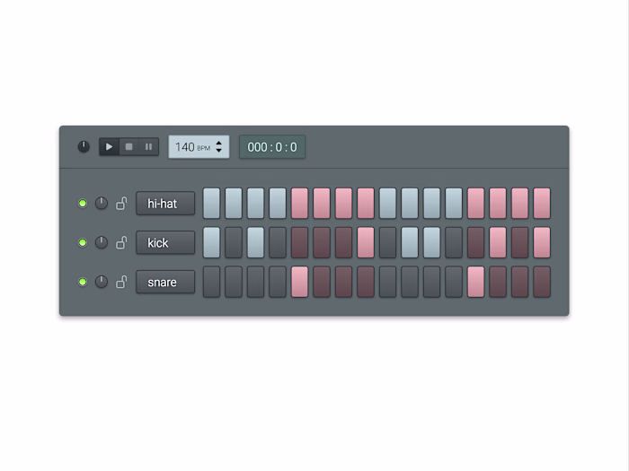 Web Audio Beat Machine