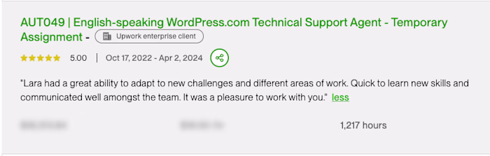 Happiness Contractor for WordPress.com