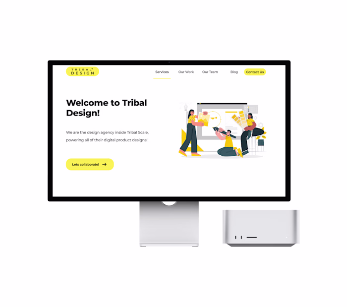 Website design for TribalScale