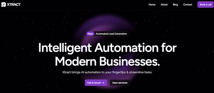 Xtract Website Design and Development