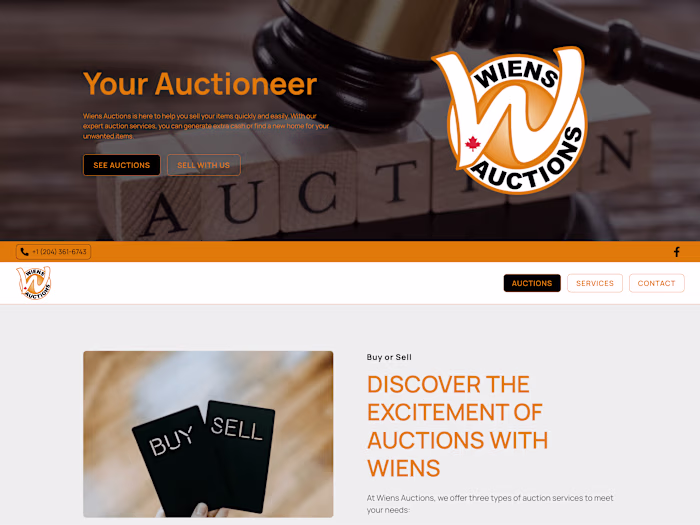 CMS Driven Webflow Auction Site