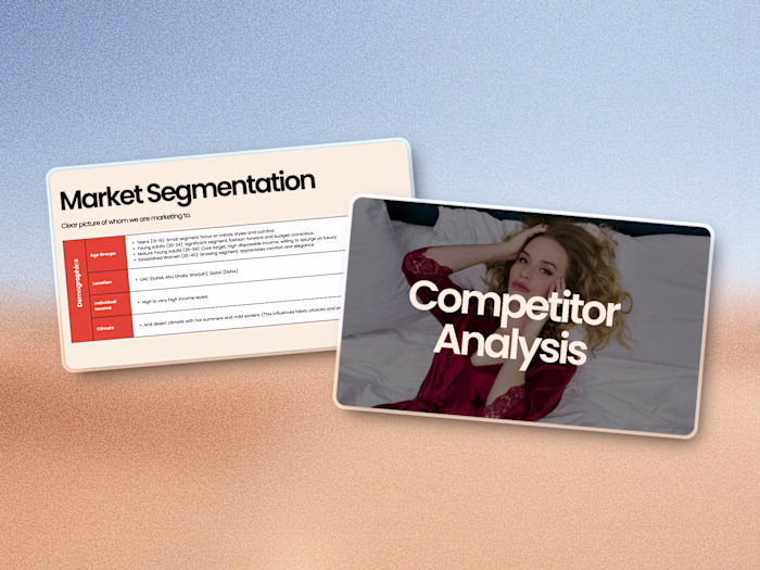 Parsona, Audience Research & Competitor analysis for Dubai Brand