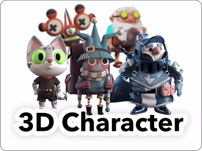 3D Character Sculpting & Rigging