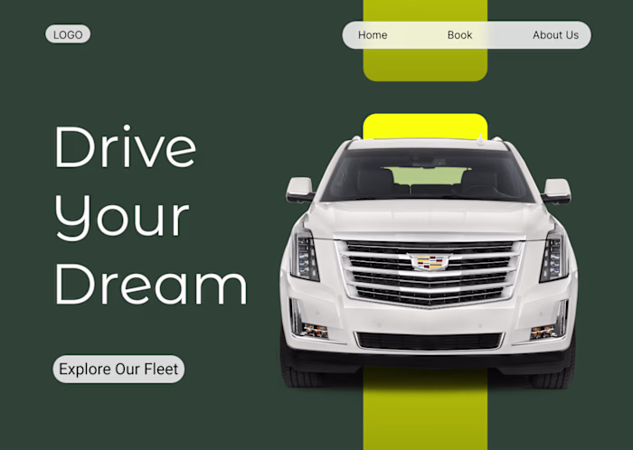 Car Renting Landing Page