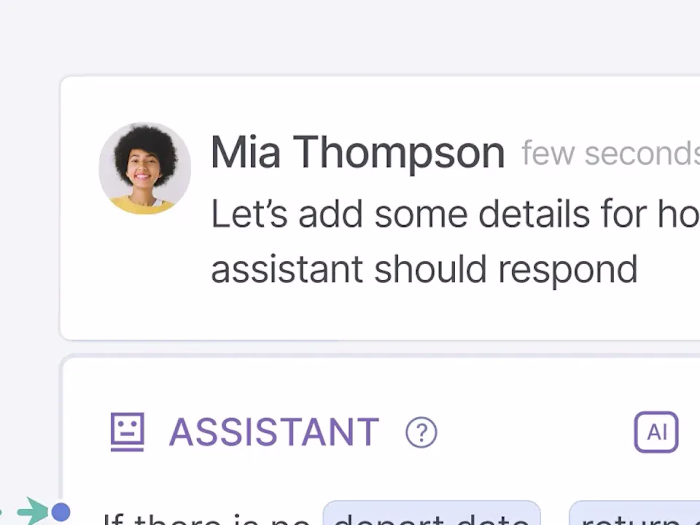 Promo video for a GPT powered AI assistant website