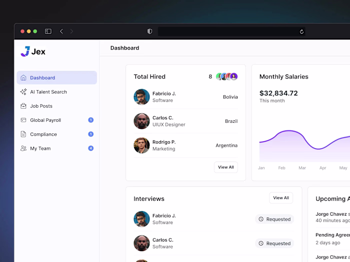 Jex - Multiple talents roles marketplace