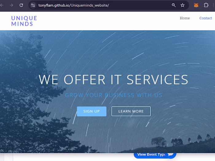 GitHub - Tonyflam/Uniqueminds_website: Created by David Praise …