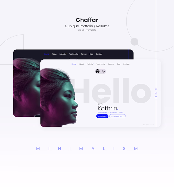 Portfolio website design