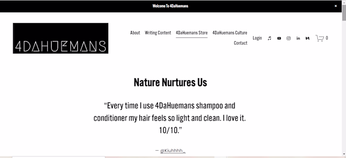 4DaHuemans Website Redesign.