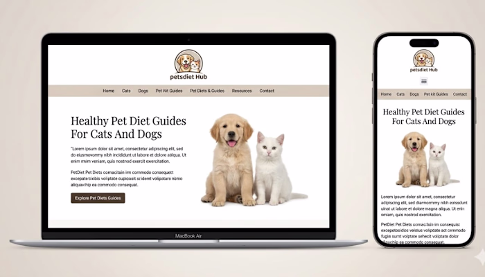 I designed a fully responsive